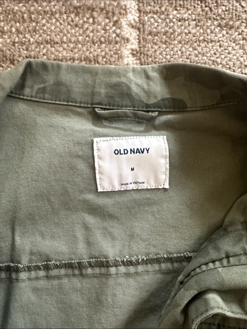 Camo Drawstring Jacket - Picture 2 of 4